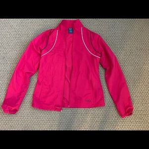 Vintage Reebok Womens Windbreaker Pink Size Small